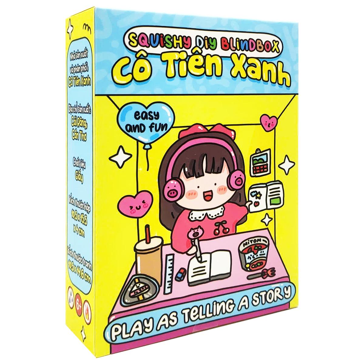 Hộp Mù Tranh Tương Tác Squishy Cô Tiên Xanh (Sản Phẩm Bên Trong Là Ngẫu Nhiên)