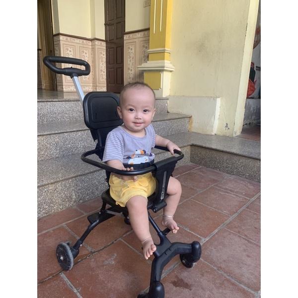Xe đẩy cho bé , Xe đẩy gấp gọn em bé đi du lịch, xoay 2 chiều tặng kèm đệm lót .