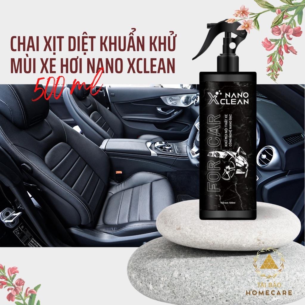 Chai xịt diệt khuẩn khử mùi xe hơi Nano Xclean 500ML