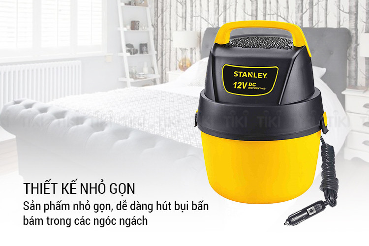 Máy Hút Bụi Cầm Tay cho Xe Hơi/Ô tô Dòng Điện DC USA Stanley SL18125DC - Hàng Chính Hãng