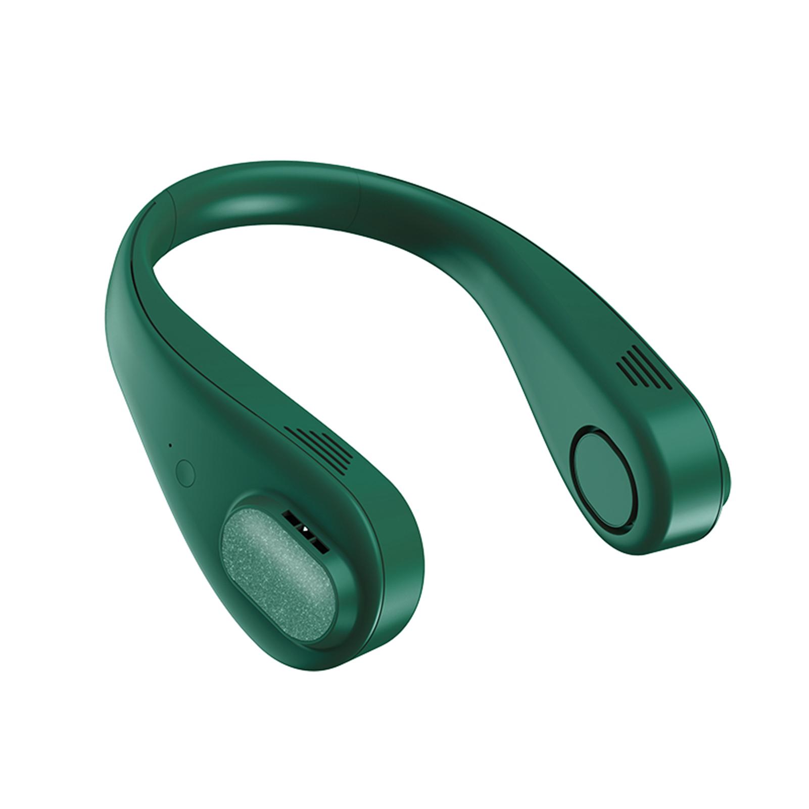 Quạt đeo cổ di động không cách với 3 tốc độ 1800 MAH với độ bền lâu, hoạt động yên tỉnh ngoài trời