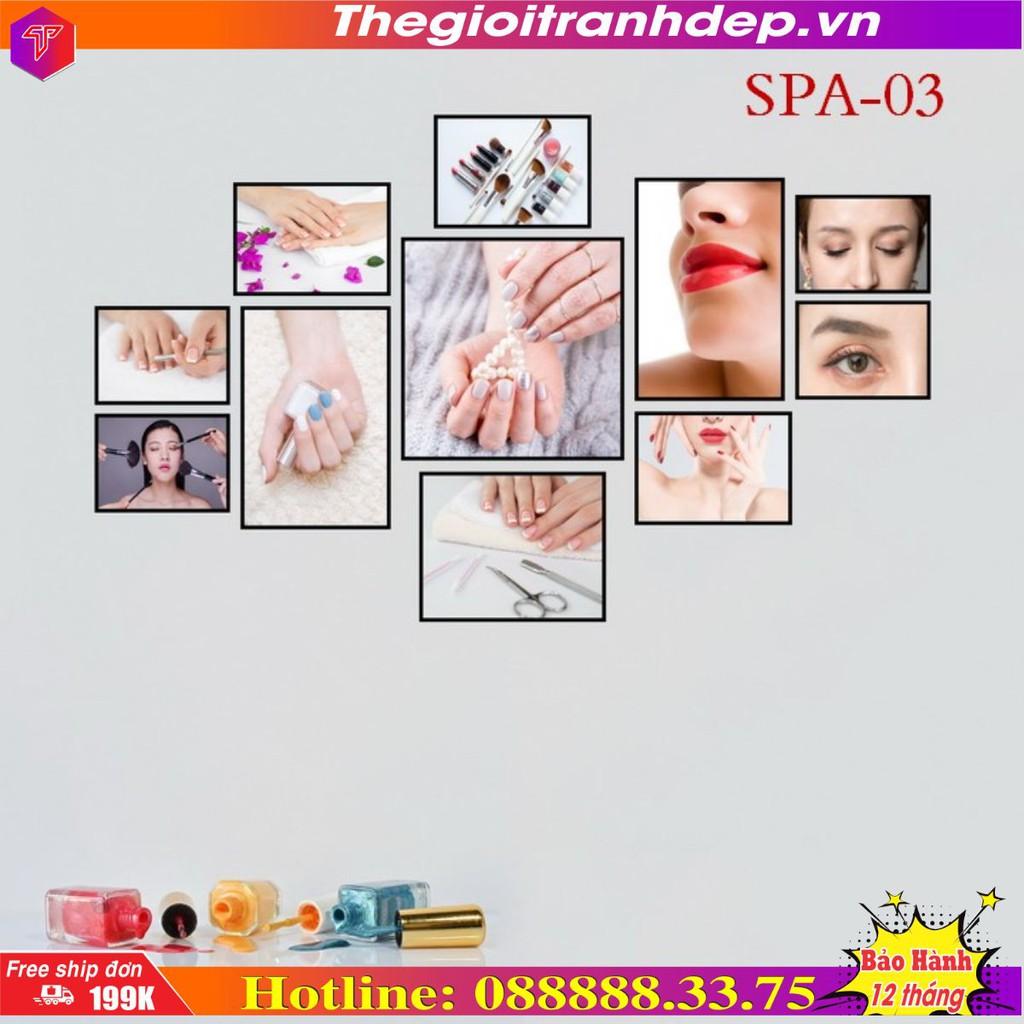 Tranh trang trí tiệm nail, salon, spa