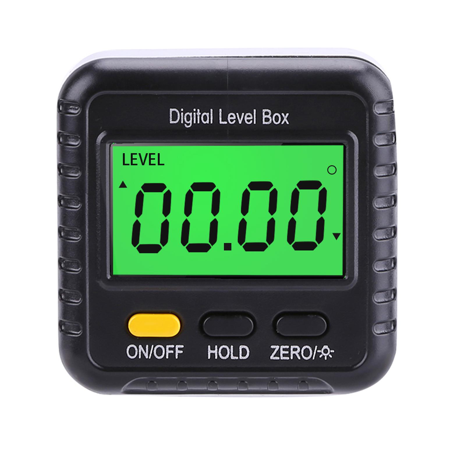 360 Degree Mini Digital Protractor Inclinometer Electronic Digital Level Ruler Angle Ruler Base Precise Measurement