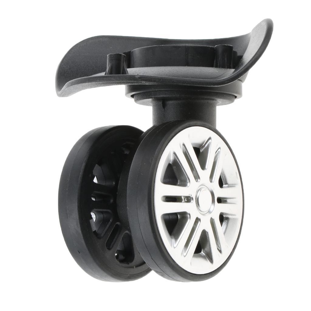 4 Pieces A58# Suitcase Luggage Wheels Replacement Swivel Mute Casters for