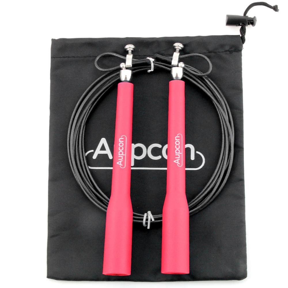 AUPCON Tốc Độ Dây Nhảy Có Thể Điều Chỉnh Dây Nhảy 360 Độ Xoay Bóng Kim Loại Chịu Lực Cáp Thể Dục Tập Thể Dục Thể Thao Dây Nhảy