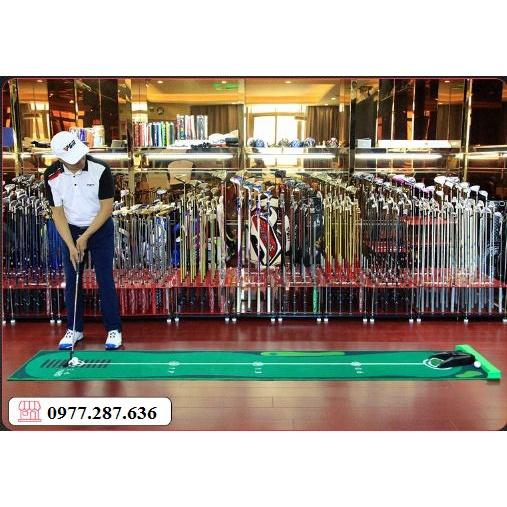 Thảm tập đánh golf Putting Mat PGM trong nhà di động chất liệu thảm nhung mềm mịn bền đẹp cao cấp TT007 - Hàng Chính Hãng