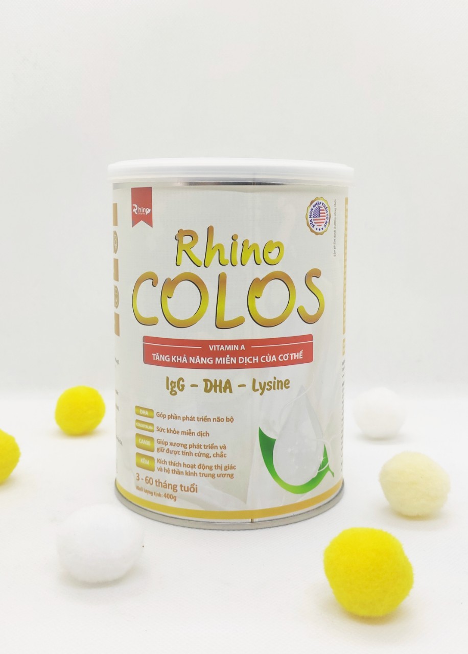 Sữa non Rhino COLOS tăng khả năng miễn dịch của cơ thể