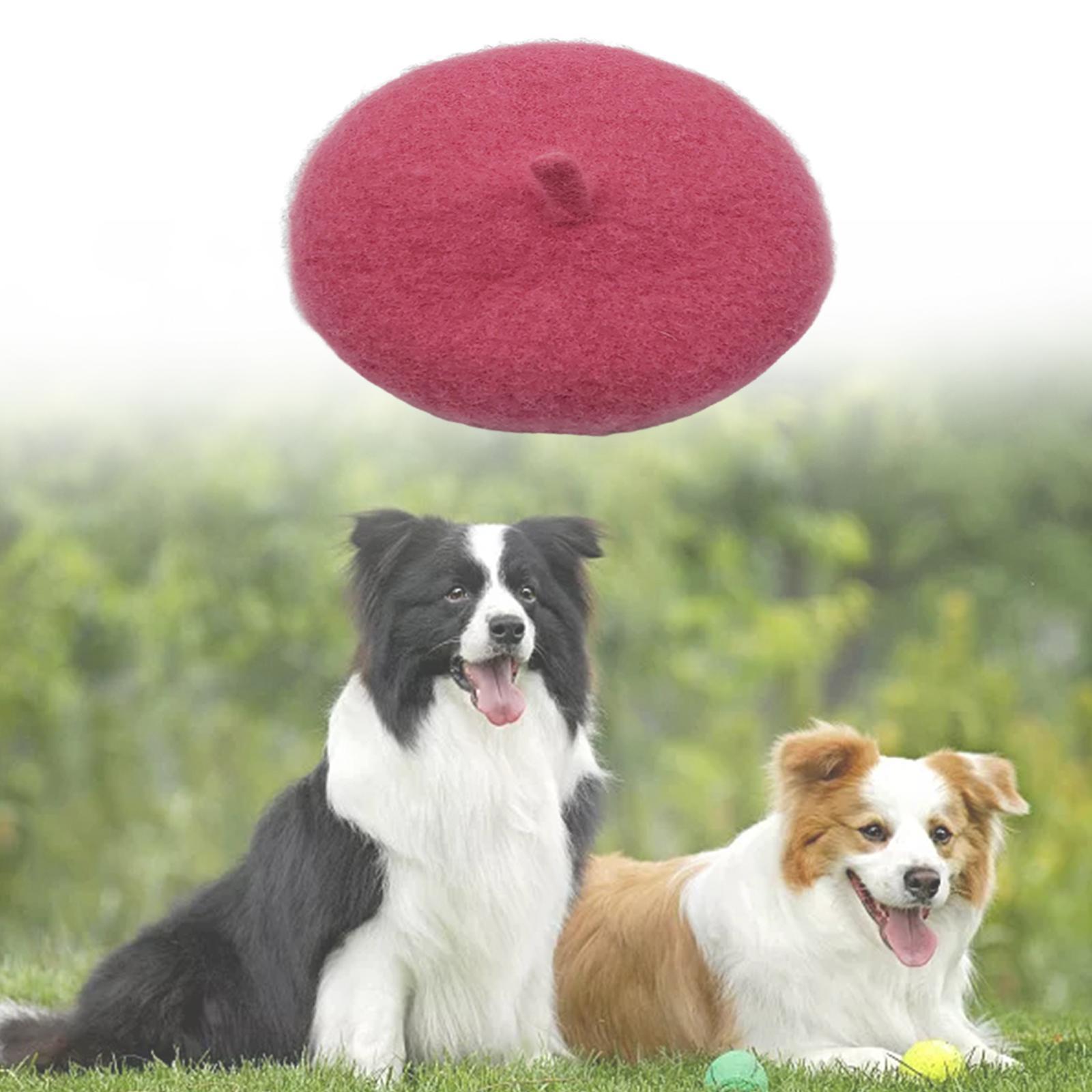 3 Pieces Dog Cat Wool Yard Hat Durable Adjustable Elastic Rope