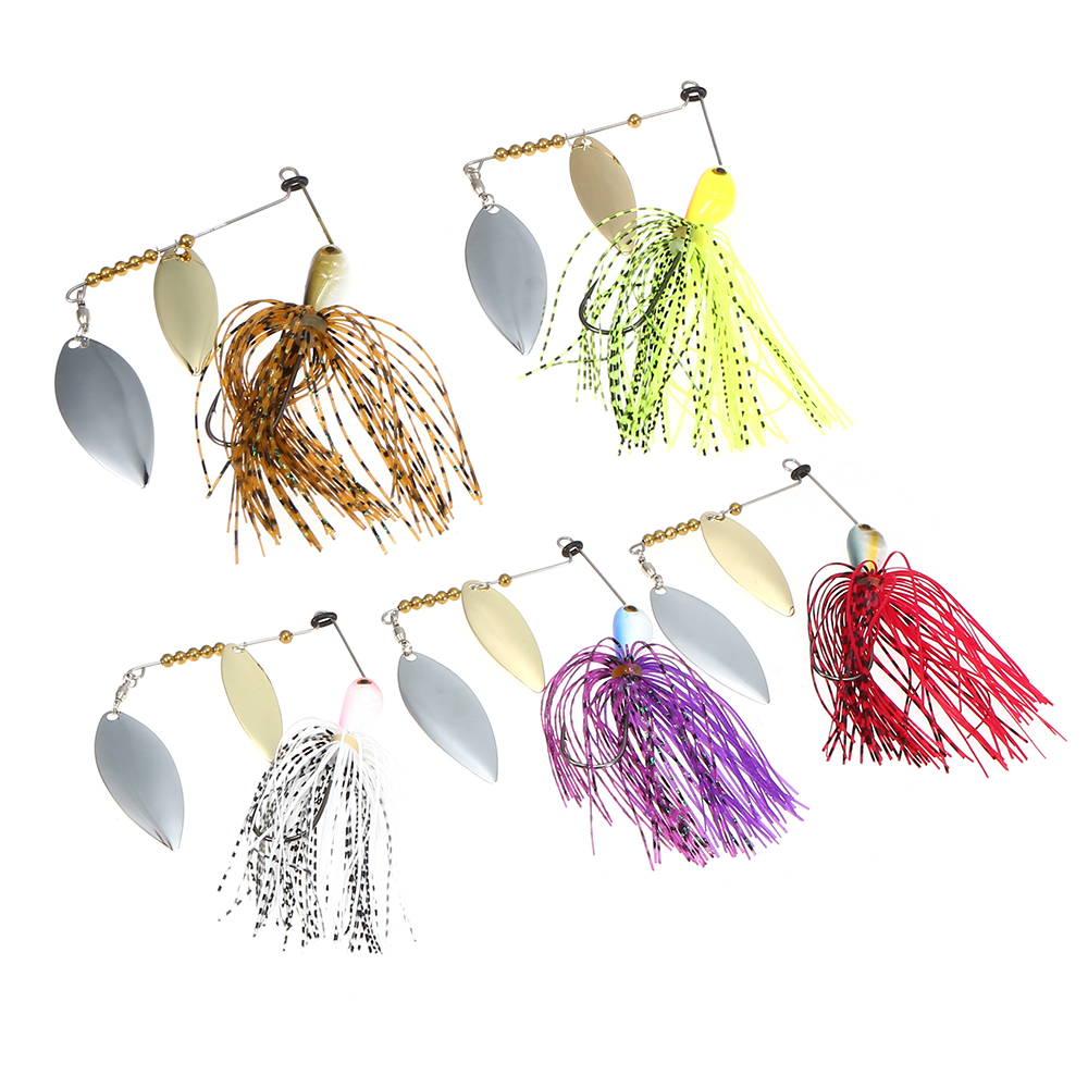 5 Cái mồi giả câu cá 20g 25g, được làm bằng chất liệu bền, không dễ vỡ và không bị gỉ