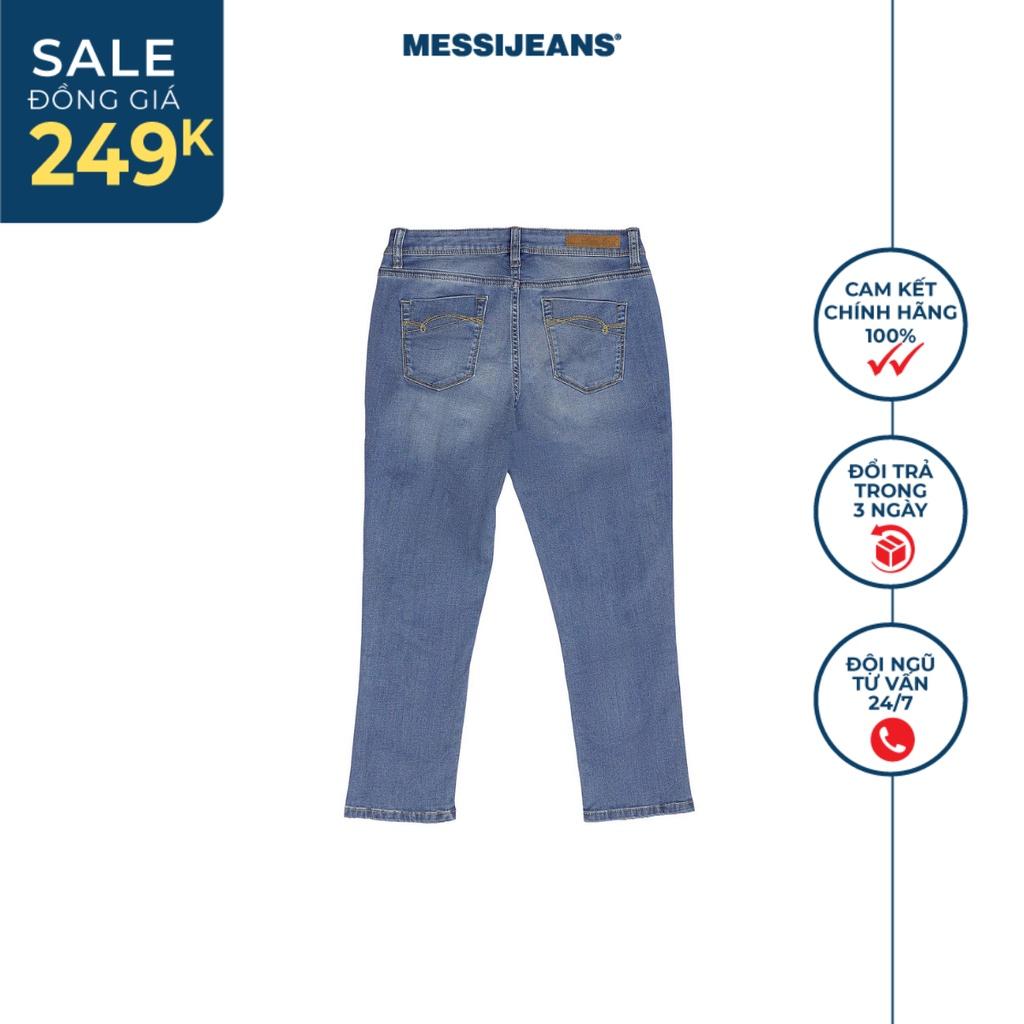 Quần jeans lửng nữ 80cm ống ôm MESSI SJW-651-18