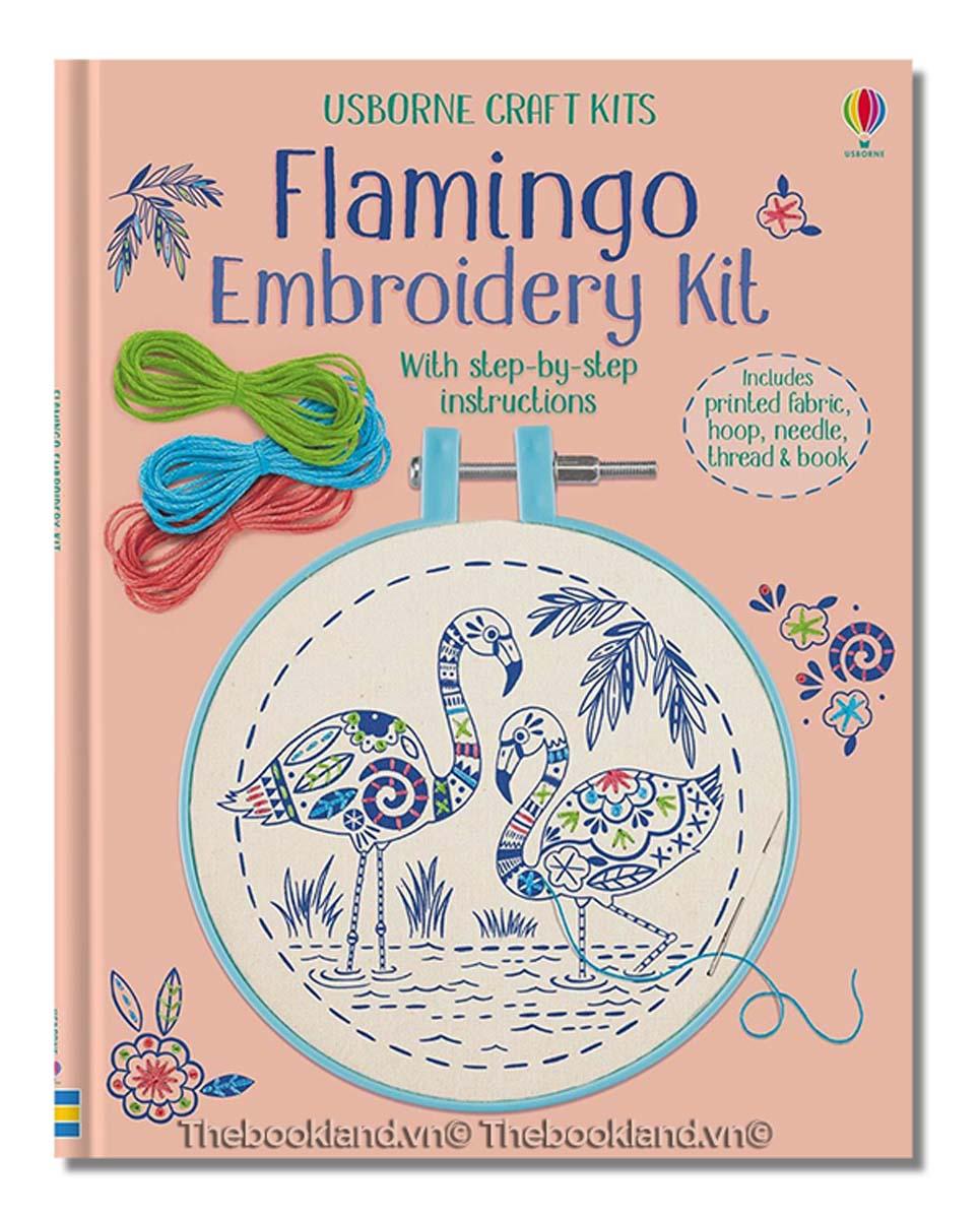 Embroidery kit: Flamingo