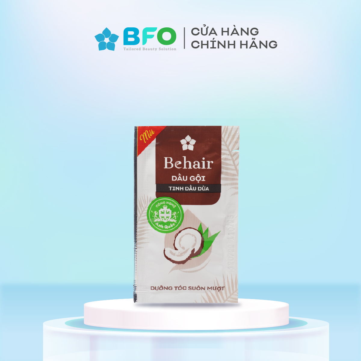 Dây Dầu Gội Behair Tinh Dầu Thiên Nhiên Dung Tích 6ml