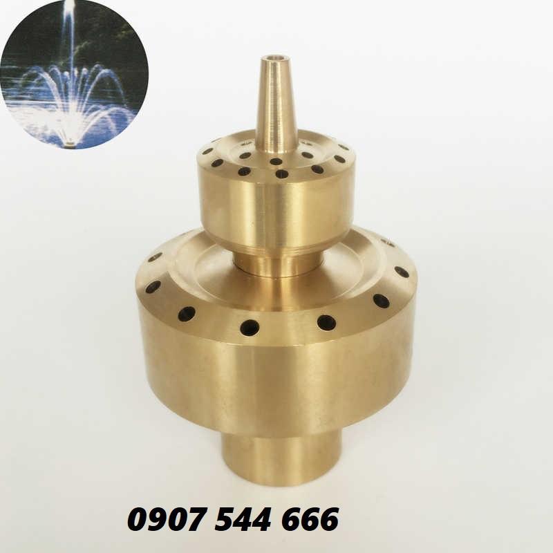 Đầu phun nước 3 tầng phi 34mm