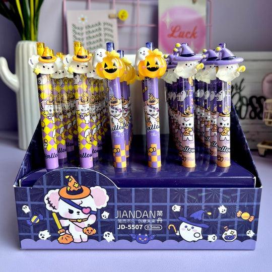 Bút Gel Halloween - WanLongDa JD5507 - Mực Xanh (Mẫu Sản Phẩm Giao Ngẫu Nhiên)