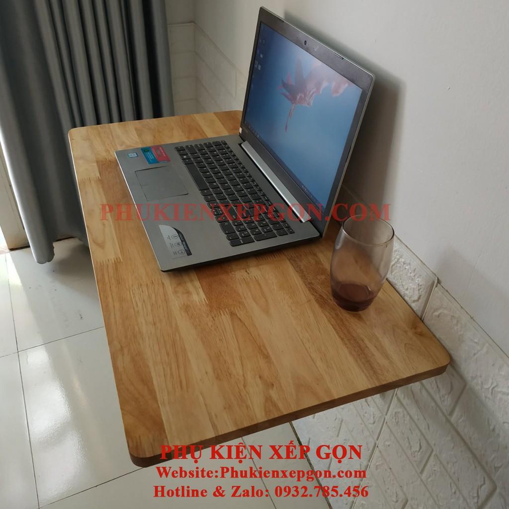 BÀN GẬP THÔNG MINH GỖ CAO SU GHÉP