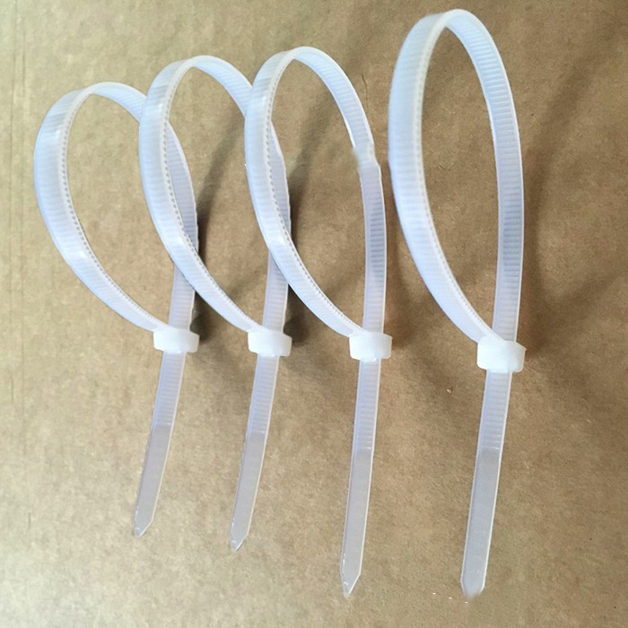 Set 70 dây rút / thít nhựa nylon 5 x 300mm màu trắng