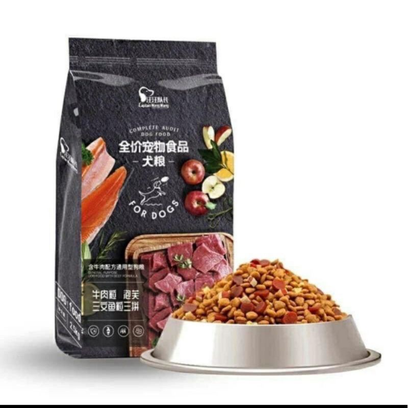 Thức Ăn Hạt Cao Cấp Dành Cho Chó Captain Wang Túi 2.5kg