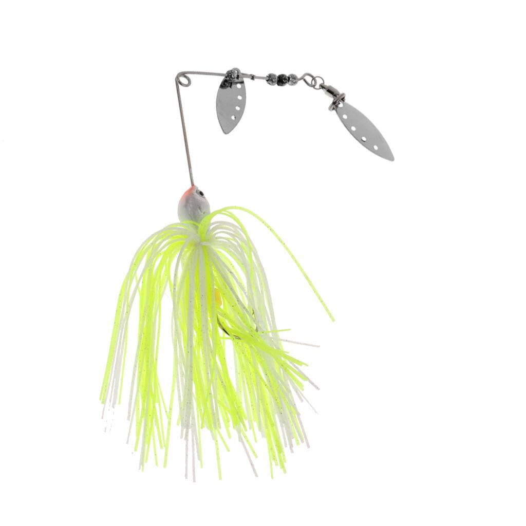 Bait Fishing Lure Spinnerbait Beard Scale Bass Pike Jig Tackle Hooks