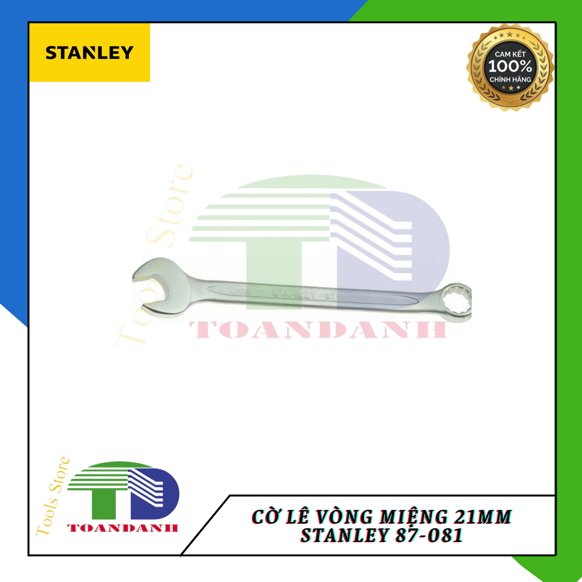 Cờ lê vòng miệng 21mm Stanley 87-081