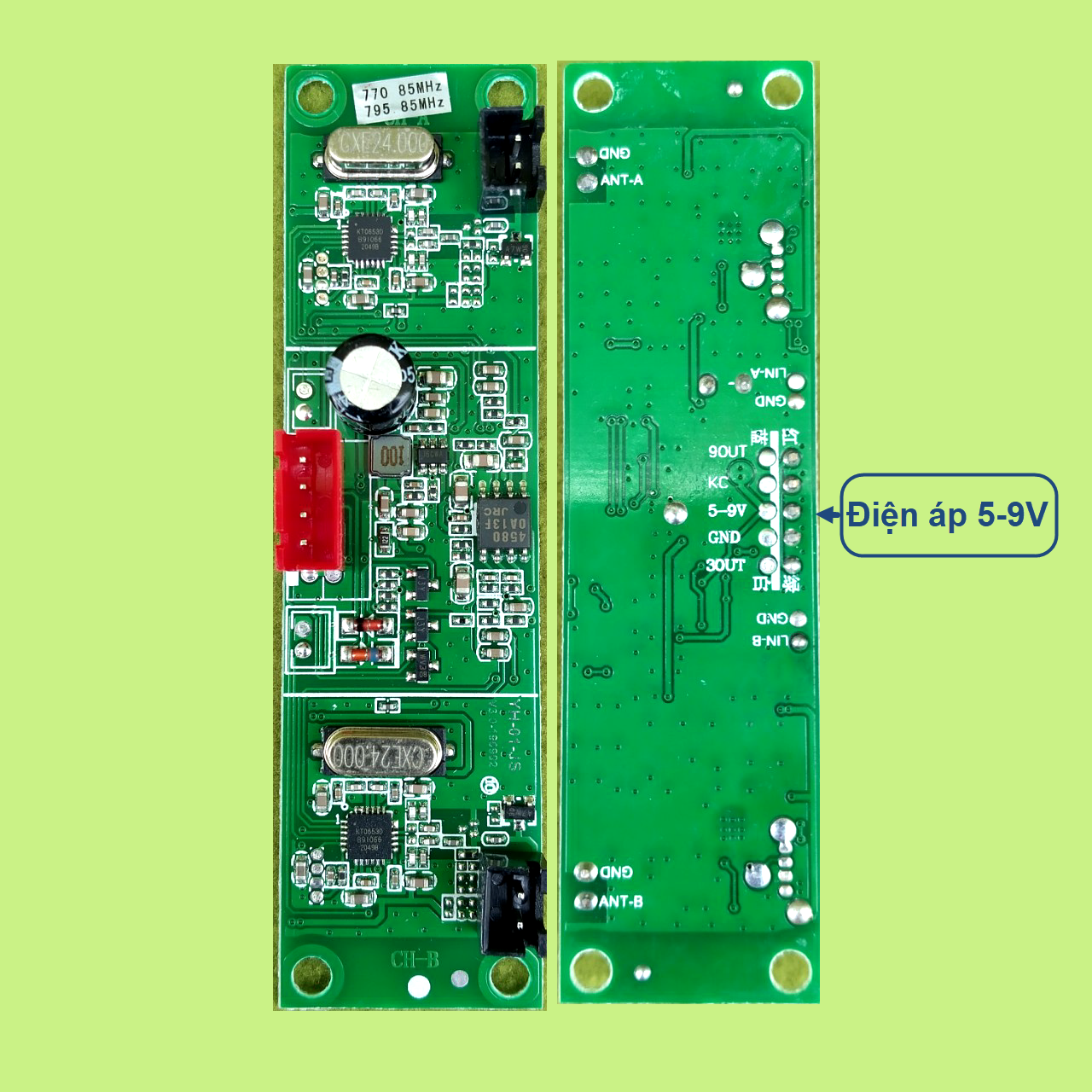 Combo 5 bộ, 10 bộ Micro không dây cho loa kéo UHF cho loa kéo dạng phím bấm - thân nhôm, micro cho loa kéo