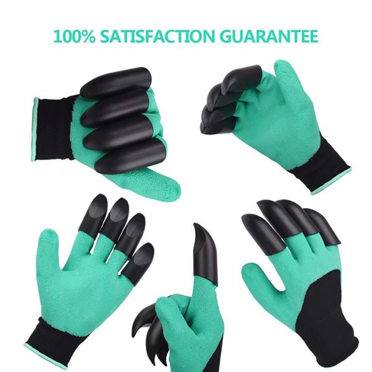 Găng tay làm vườn, có móng vuốt, màu Xanh ,độ bền cao, chống thấm nước, đào, xới đất, dễ vệ sinh