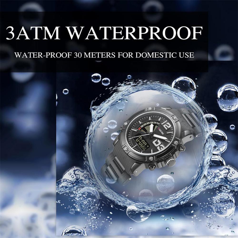 Đồng hồ thể thao Quartz không thấm nước kỹ thuật số MIZUMS nam