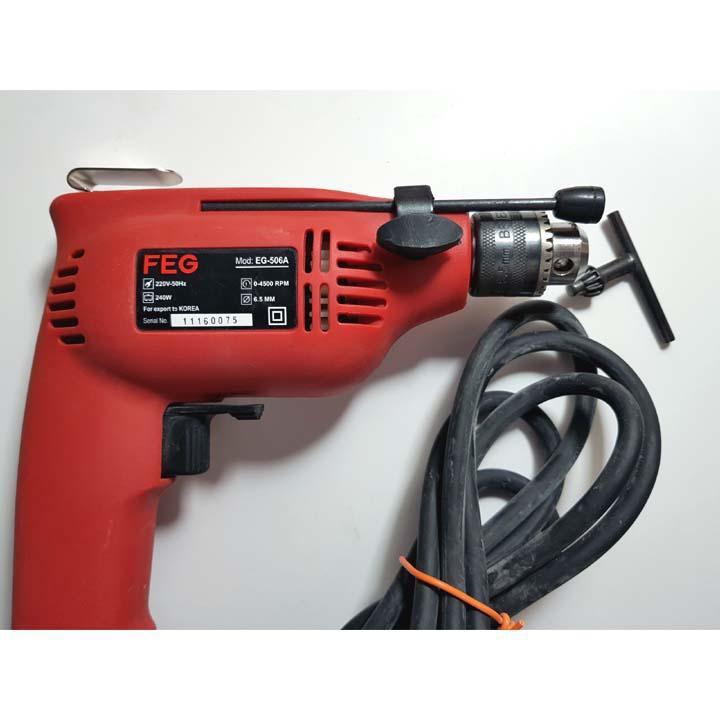 MÁY KHOAN ĐẦU CẶP 240W 6,5MM FEG EG-506A - HÀNG CHÍNH HÃNG