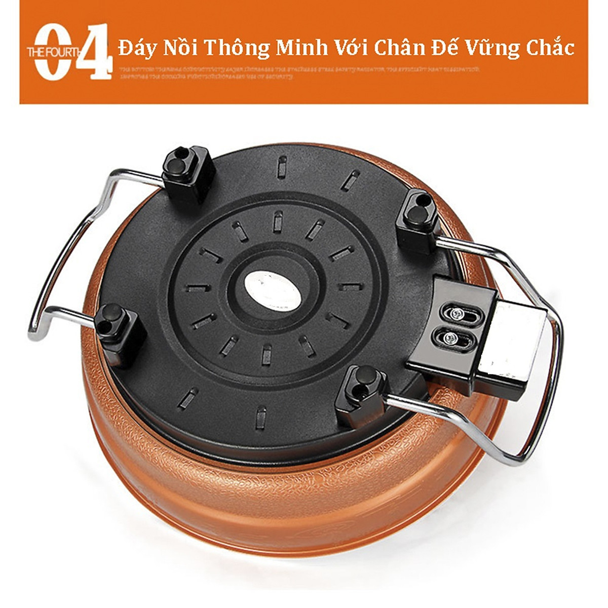 Chảo Nồi Lẩu Điện Chống Dính Đa Năng Công Suất 1360W, Nhiều Chức Năng Như Chiên, Xào, Nấu Ứng Dụng Trong Mọi Gia Đình -Hàng Chính Hãng MINIIN