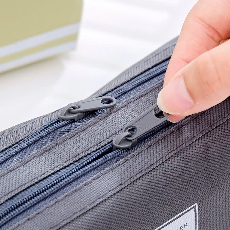 Túi lưới đựng đồ trong suốt đa năng có khóa kéo tiện dụng Túi đựng Bút Viết, Túi đựng Mỹ Phẩm, Túi đựng Đồ dùng cá nhân đi du lịch - Túi sức chứa lớn