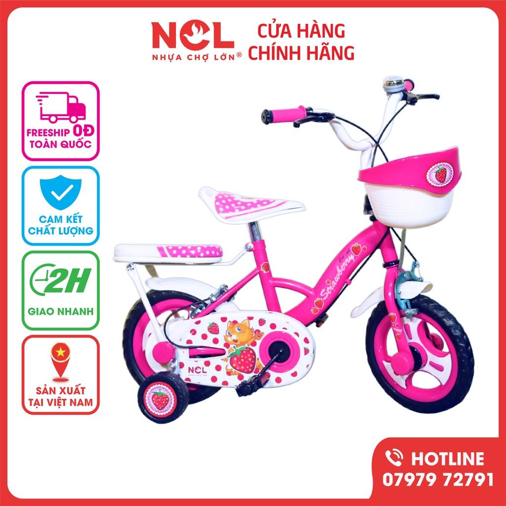 Xe Đạp Trẻ Em Nhựa Chợ Lớn 12 inch K101 Cho Bé Từ 2 đến 4 Tuổi