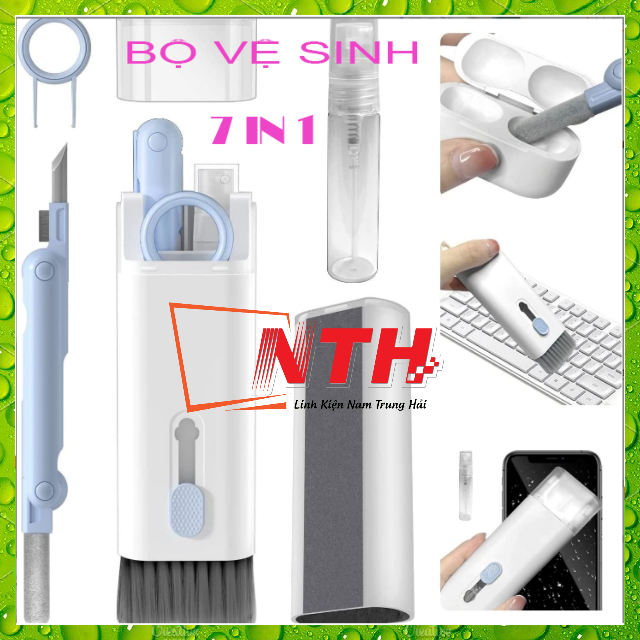 BỘ VỆ SINH ĐA NĂNG 7 IN 1 - 7IN1 CAO CẤP