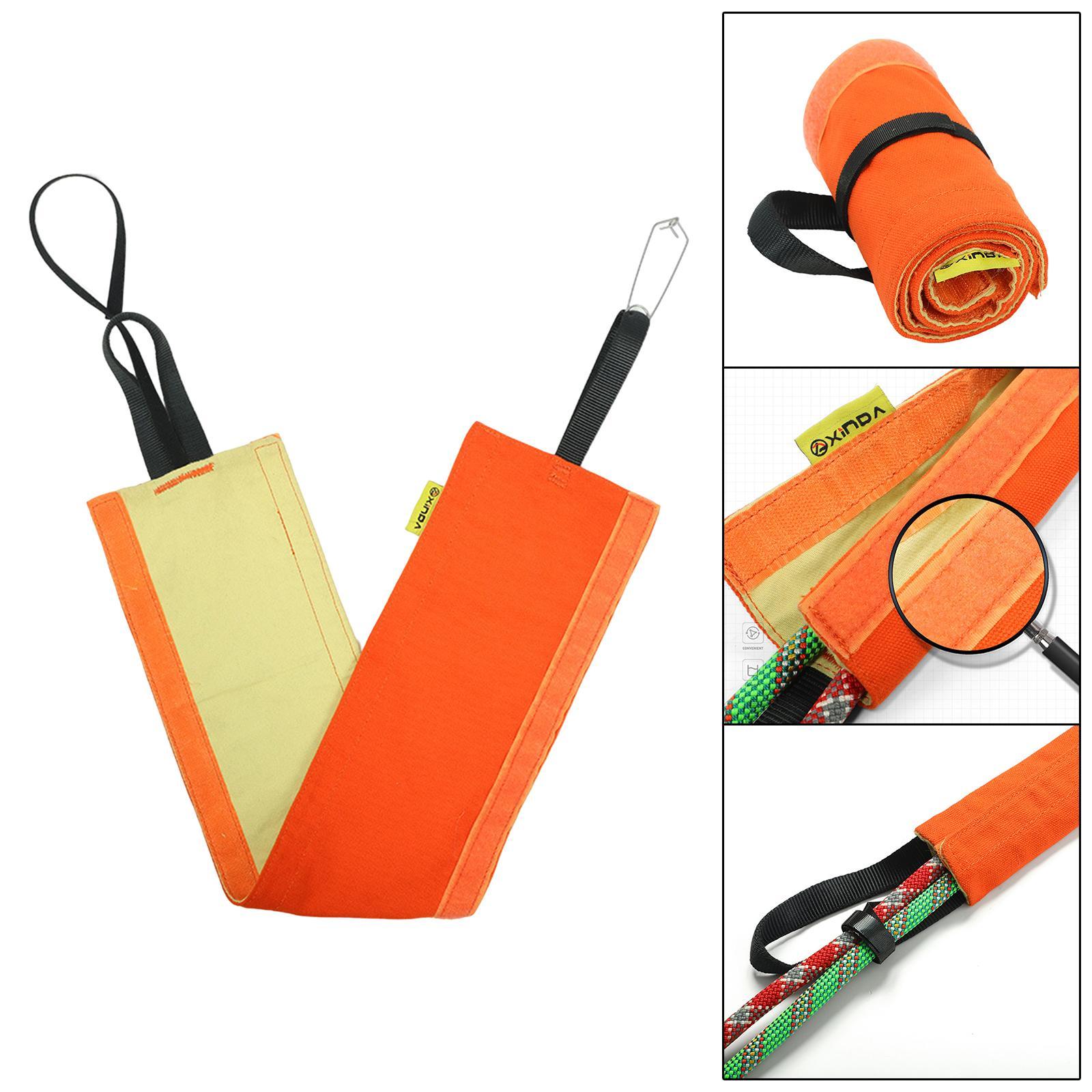 Rope Protector Climbing Rope Protective Sleeve Anti Wear Universal Portable Rope Protection Cover for Abseiling Rappelling Outdoor