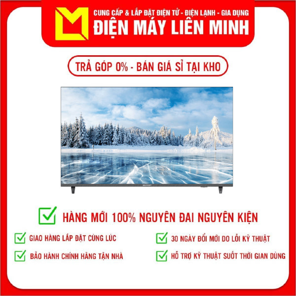 Android Tivi Sharp 4K 50 inch 4T-C50DJ3X - Hàng chính hãng (chỉ giao HCM)