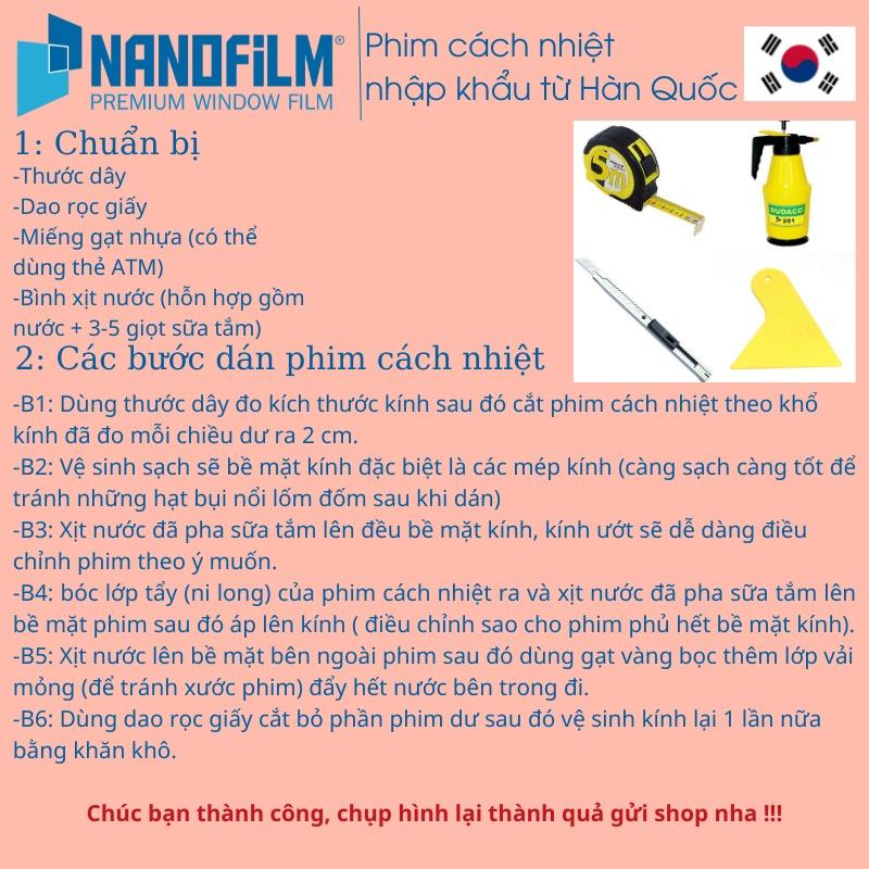 Dán kính chống nắng giếng trời