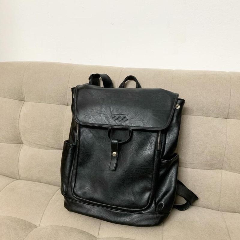 Balo da nam nữ - Leather Backpack