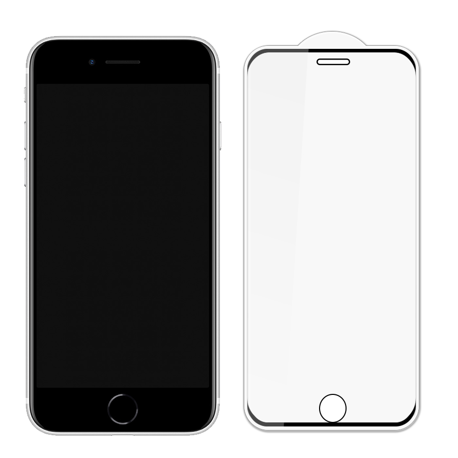 Miếng Dán Kính Cường Lực Không Viền Dành Cho iPhone SE (2020) - Handtown- Hàng Chính Hãng