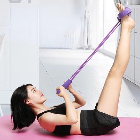 Dây kéo cao su KUNOSPORT 4 ống tập Gym Yoga hiệu quả tại nhà - D07