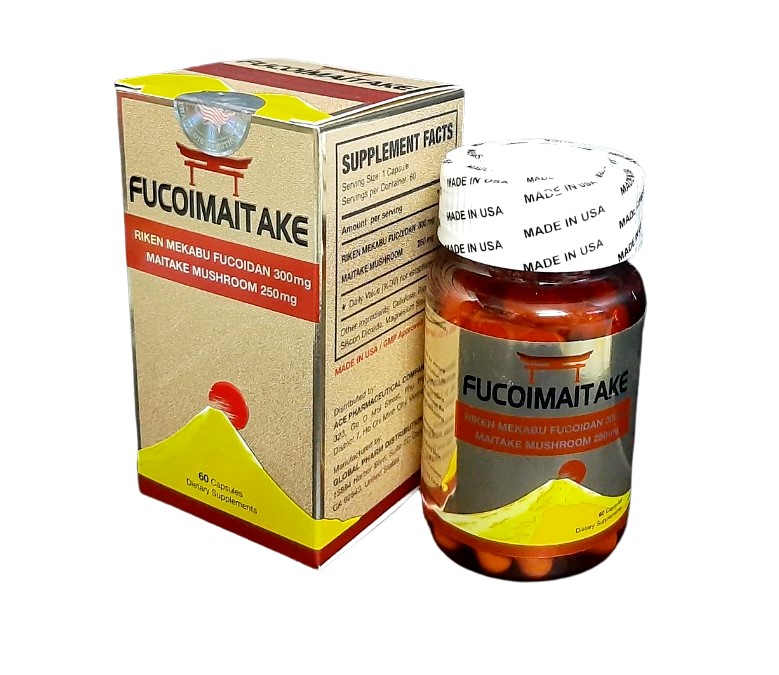 Thực phẩm bảo vệ sức khỏe FUCOIMAITAKE, hỗ trợ nâng cao sức đề kháng. Sản xuất tại Mỹ.