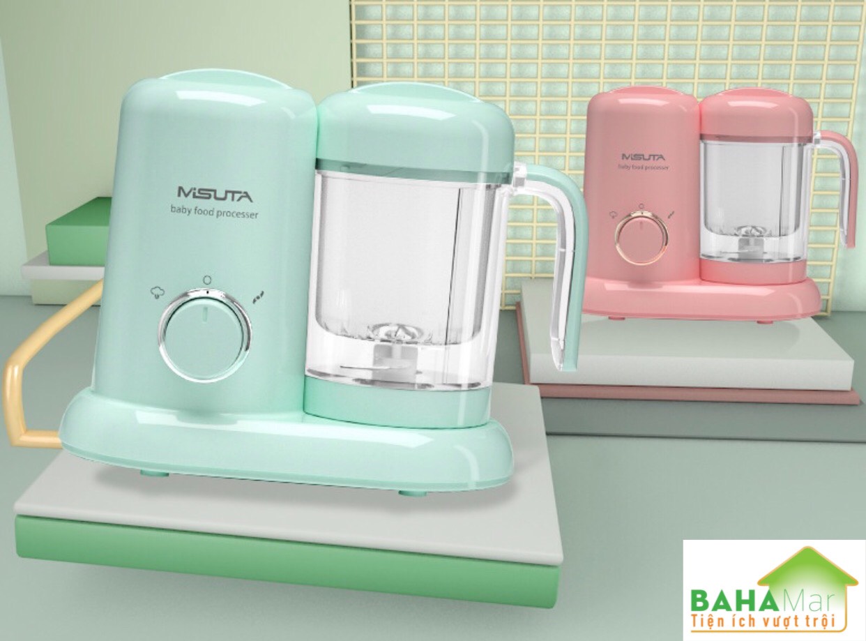 MÁY ĐA NĂNG NẤU THỨC ĂN DẶM CHO BÉ "BAHAMAR" làm thức ăn dặm cho bé nhanh và thuận tiện, sạch sẽ và chuyên biệt