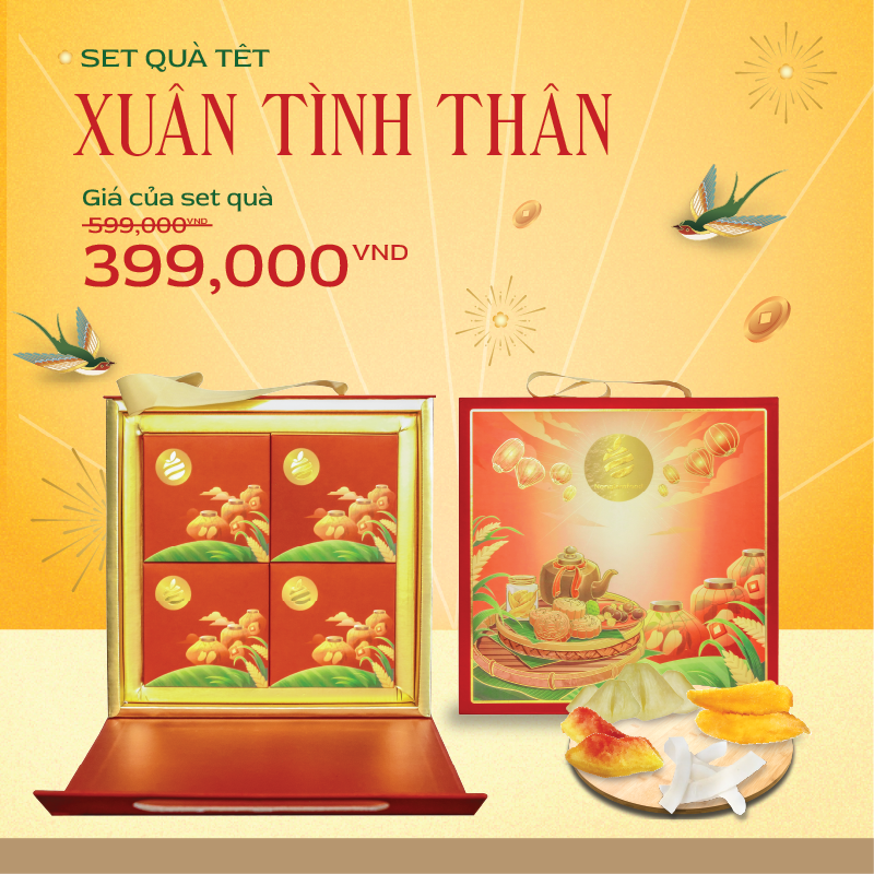 [BỘ QUÀ TẾT 2024] Set quà tết truyền thống Tết Tình Thân Nonglamfood | Quà tặng cao cấp Xuân Giáp Thìn cho người thân, bạn bè, doanh nghiệp