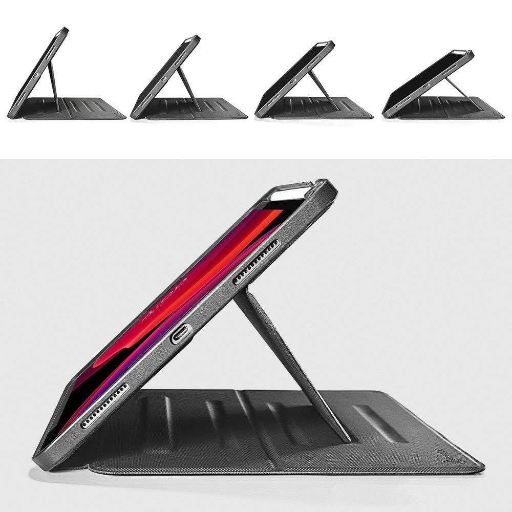 Bao da TOMTOC từ tính đa góc for Ipad Pro 11 inch Black - - Hàng chính hãng