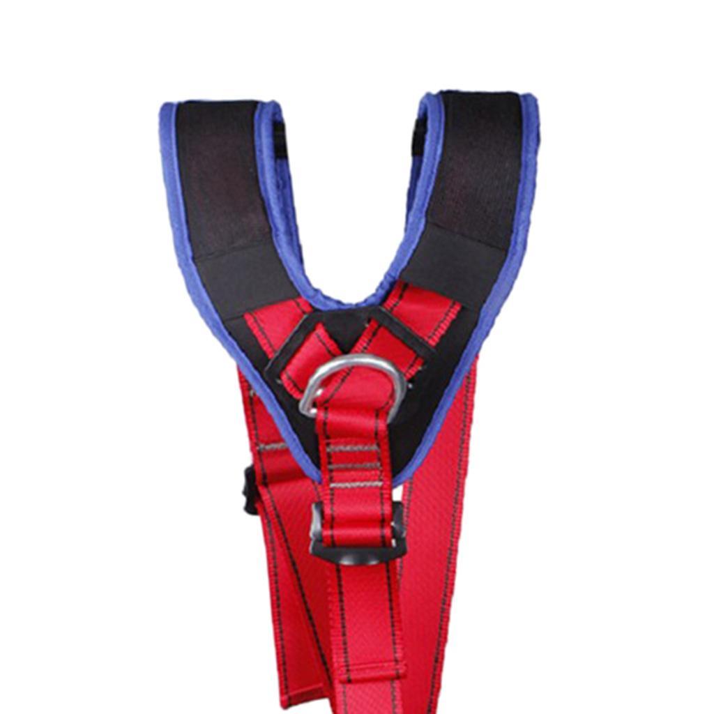 Mountaineering Safety Harness Belt Shoulder Strap Rock Climbing Aerial Work