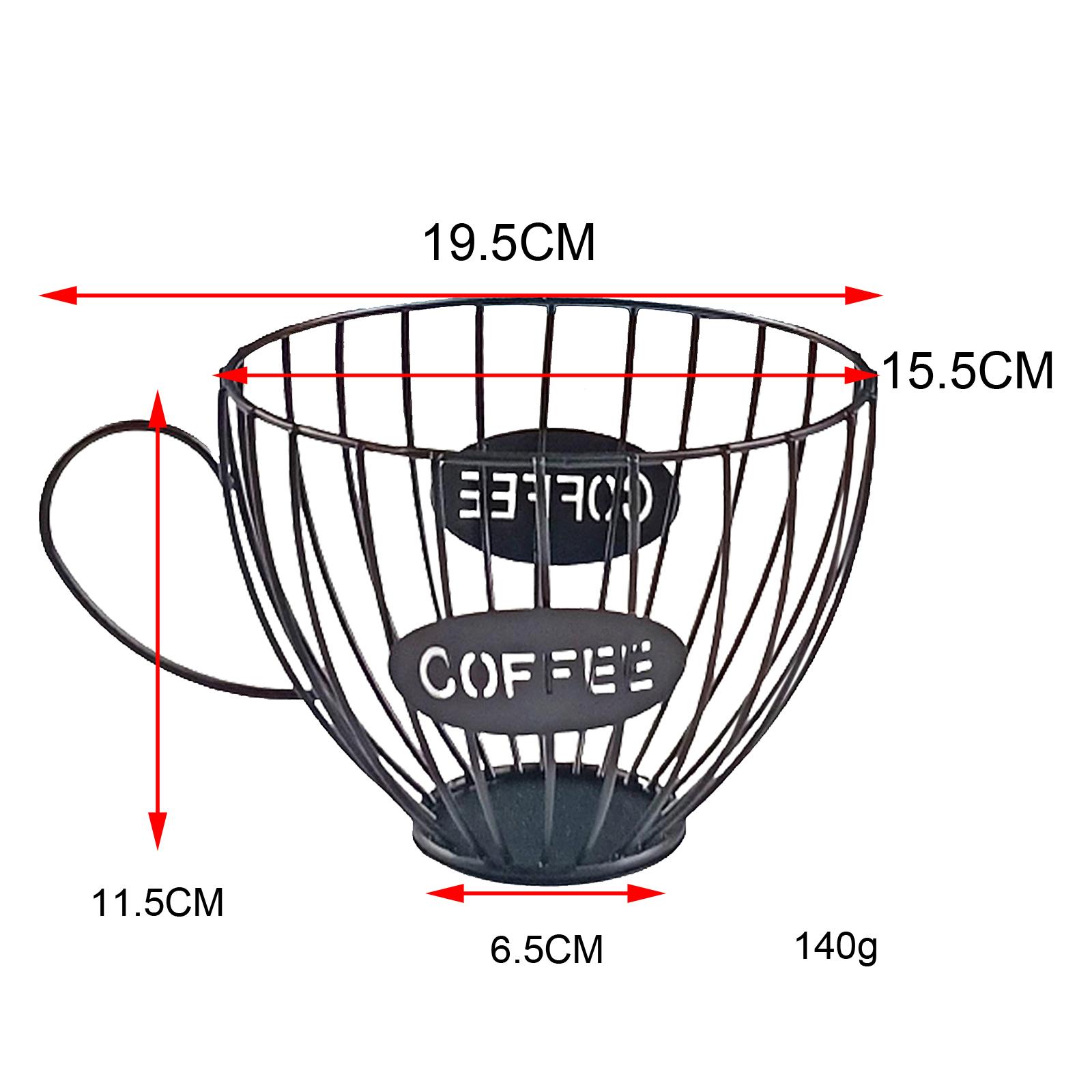 Coffee Pod Holder and Organizer Mug Coffee & Espresso Pod Holder Golden