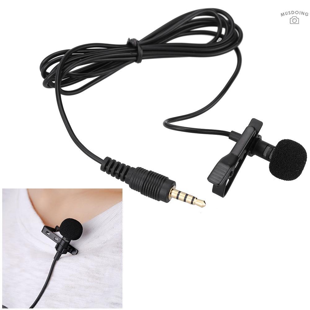 Micro Mini Có Dây Kẹp Ve Áo 3.5mm Cho Iphone Ipad Máy Tính Laptop