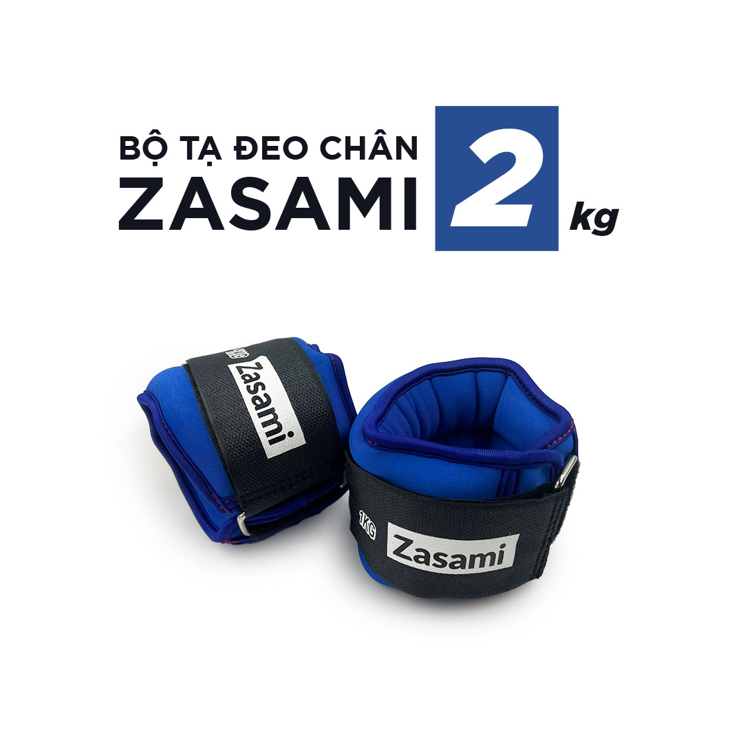 Bộ tạ đeo chân Zasami - 2kg/4kg/1 đôi - Tập kháng lực nâng cao sức khoẻ nhỏ gọn tiện lợi tại nhà