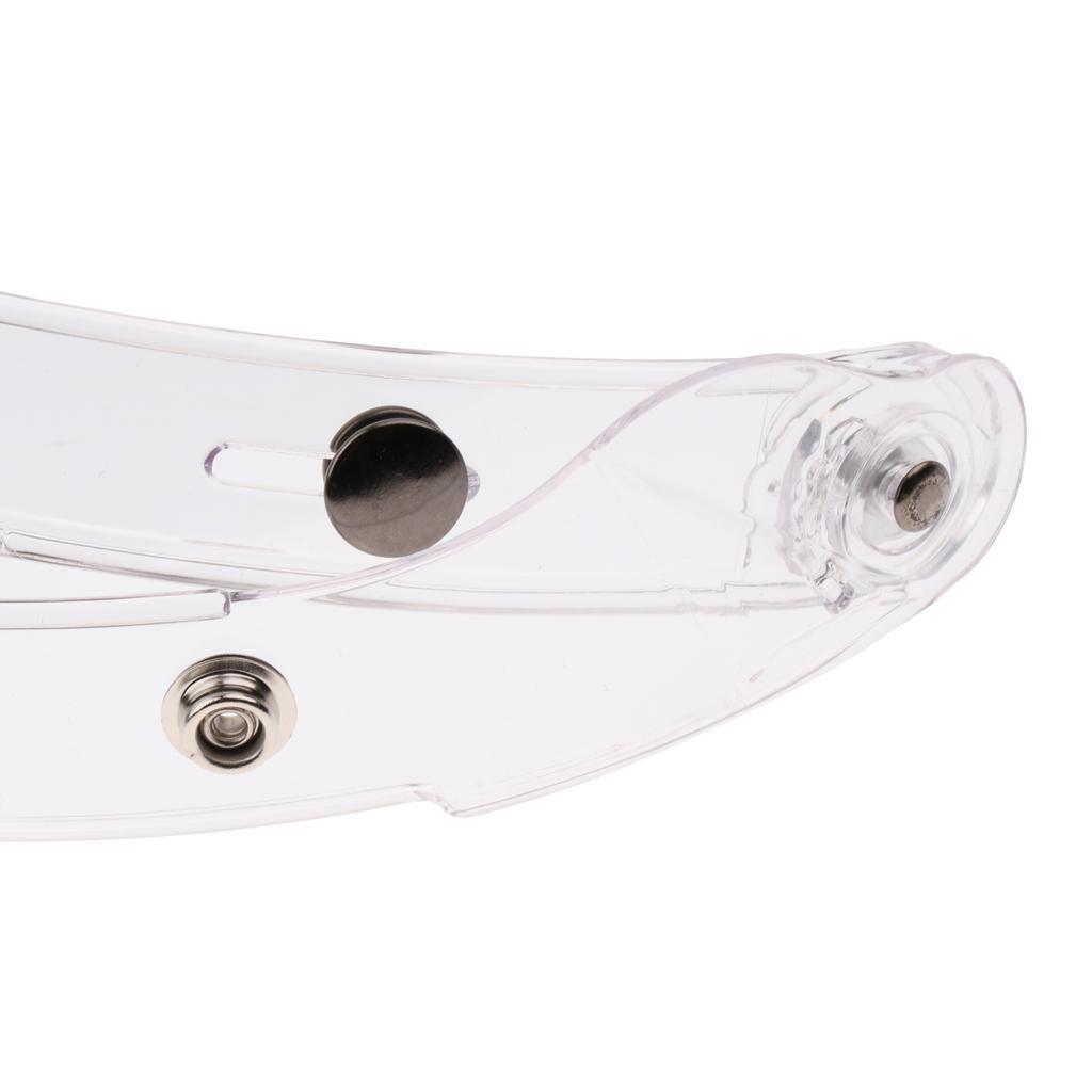 2x3-Snap Bubble Wind Shield Visor for Bonanza Motorcycle Helmets 3