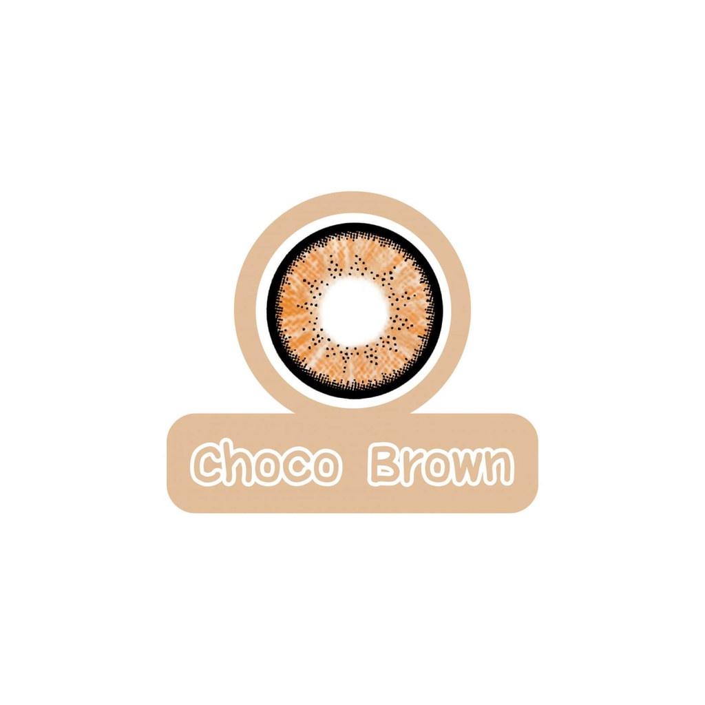 Kính áp tròng 3 tháng Maxim Colors màu nâu Choco Brown giãn 14.5mm
