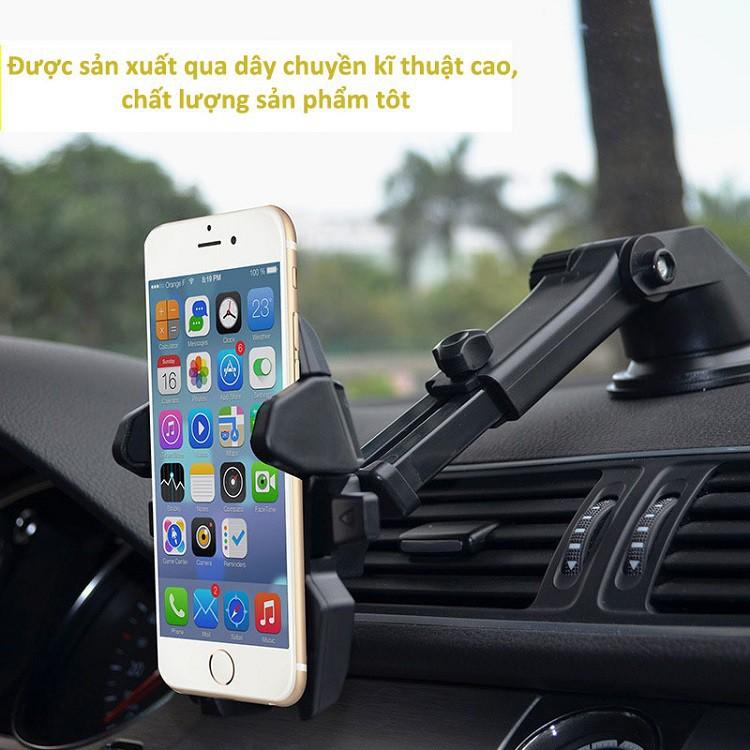 Giá Đỡ, Kẹp Điện Thoại Xoay 360 Dùng Trong Xe Ô Tô Chắc Chắn Tiện Lợi Ở Mọi Vị Trí Trên Xe - Hút Chân Không Siêu Chắc