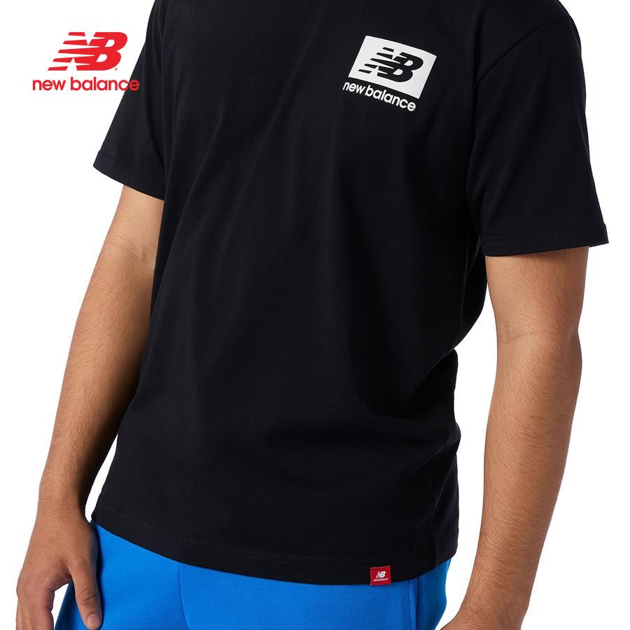 Áo thun tay ngắn thời trang nam New Balance Essentials Id - AMT13518BK (form châu á