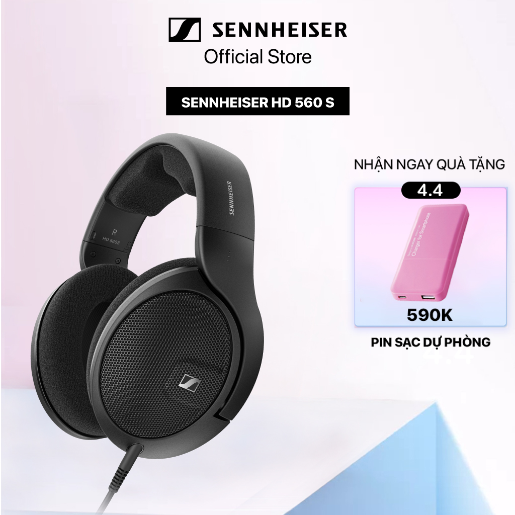 Tai nghe chụp tai SENNHEISER HD 560 S - Hàng chính hãng bảo hành 24 tháng